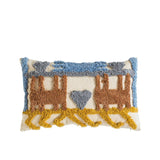 coussin bohème rectangulaire