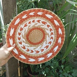 Assiette murale en osier – décoration bohème