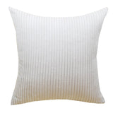 Coussin blanc en velours