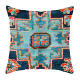 coussin bohème bleu