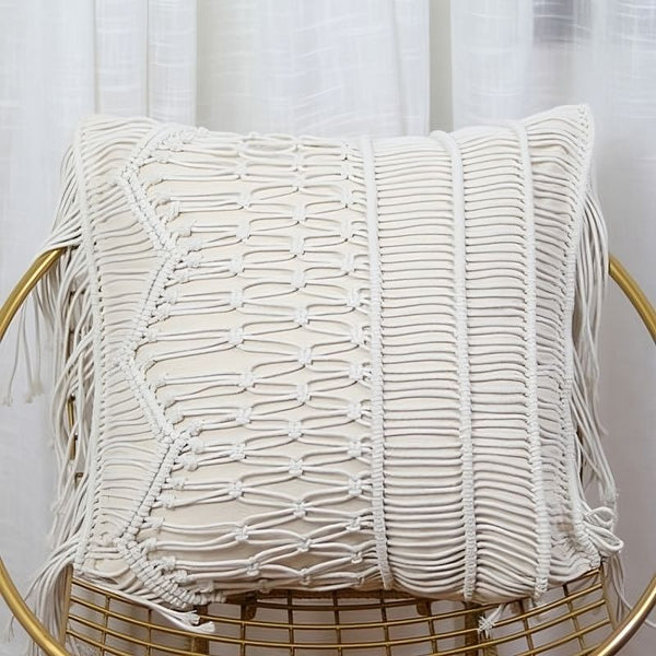 coussin bohème abstrait