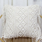 coussin macramé enchanté