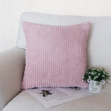 coussin rose saumon en velours