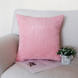 coussin velours rose