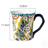 Mug bohème bleu dimensions