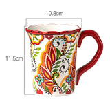 Mug bohème rouge dimensions