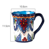 dimensions mug fleur bohème céramique