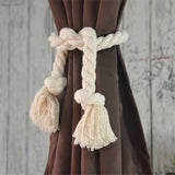 Embrasse Pour Rideaux Lot De 2 Ebrasses De Rideaux Style Bohèe En Corde De Coton Tissée à Accessoire Rideau Salon Chambre Embrasse Pour Rideaux Lot De 2 Ebrasses De Rideaux Style Bohèe En Corde De Coton Tissée à Accessoire Rideau Salon Chambre