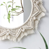 MIROIR INTÉRIEUR EN MACRAMÉ