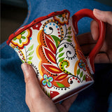 Mug bohème rouge