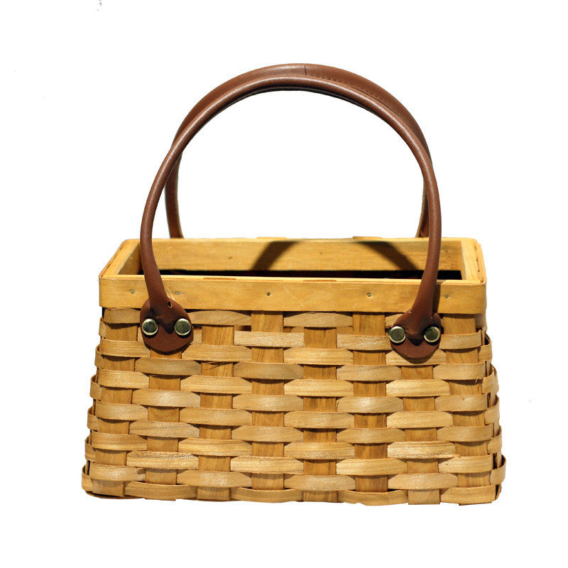 Panière en corde tressée vintage Panière en corde tressée vintage