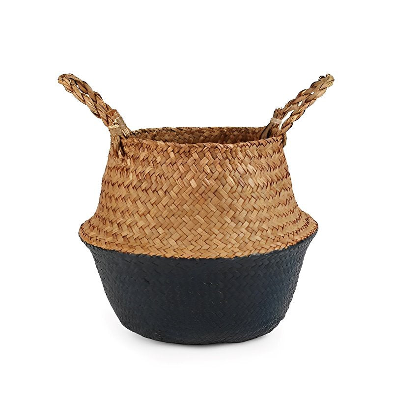 PANIER A PAIN ROND OSIER DOUBLURE TENDY - Yatout Home