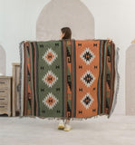 Plaid pour banquette en coton
